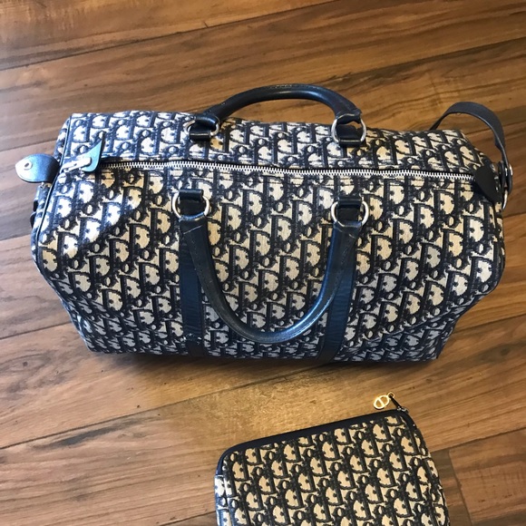 Vintage Christian Dior Bag And Cosmetic Bag - Picture 2 of 14